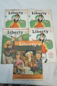 vintage Liberty magazines