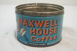 vintage Maxwell House coffee container
