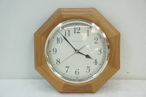Ingraham wood wall clock