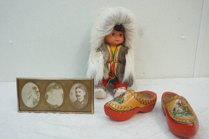 Eskimo baby doll and Holland wood shoes