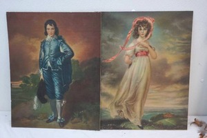 vintage Blue Boy and Pinkie prints