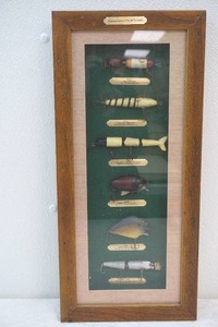 Fishing lures of the 20th century wall art