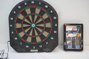 Sportcraft electric dart board with darts