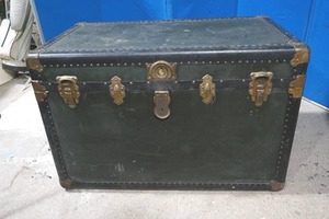 large antique trunk