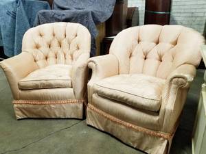 Pair of Upholstered Armchairs