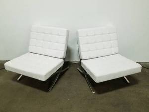 Pair of Barcelona Style Chairs