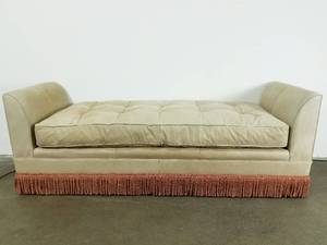 Leather Fainting Couch
