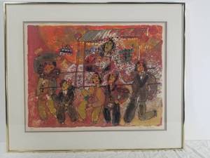 Theo Tobiasse SignedNumbered Print