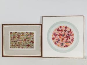 2 Florence Putterman Signed Monotypes