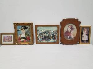 Group of 5 Framed Prints