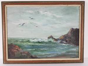 M.William Oil on Canvas Painting