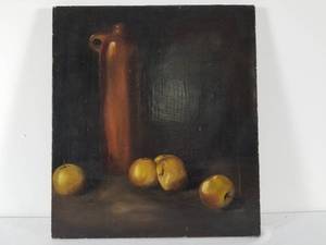 Antique Oil on Canvas Painting