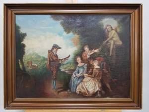 George Kuntze Oil on Canvas Painting