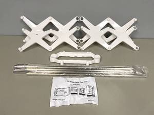 Adjustable Shoe Rack Set-White.