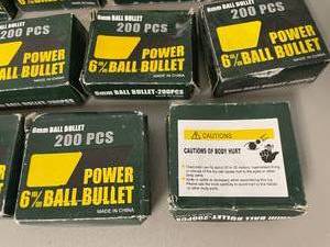 11 Boxes of 6mm BB Gun Ball Bullets