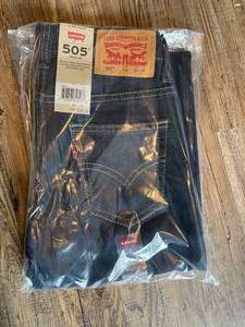 &nbspLevis 505 Boys Straight Leg Adjustable Waist Jeans Size 8