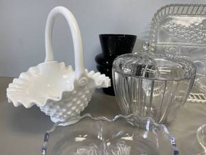 Large Lot of Serving Dishes, Candy Holders and More