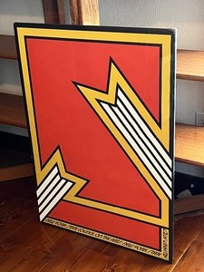 Nicholas Krushenick Op Art Pop Art Poster- RARE 1970