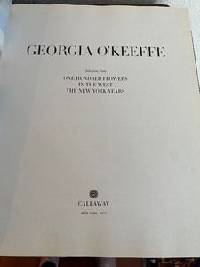Coffee Table Book OKeefe First Printing