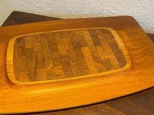 Dansk Charcuterie Board - Dansk Checked Board- Dansk Cheese Board