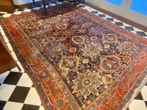 Large Vintage Area Rug