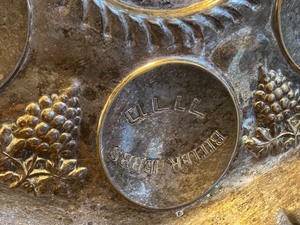 Silver Seder Plate - Made in Israel