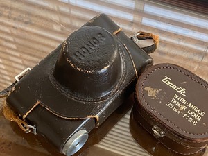 Vintage Honor Camera and Tanack Wide Angle Lens