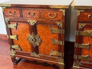 Pair of Asian Inspired Accent or Side Tables