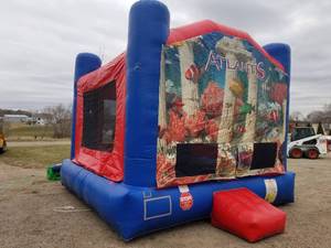 lot 107 image: Signature Line Atlantis A-Frame House Bounce House Inflatable