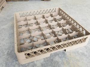 lot 207 image: Lot of (6) Traex Rack Master TR6 Size 5x5 Glassware Rack Base Rack