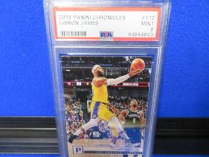 lot 23 image: PSA GRADED CARD LABRON JAMES