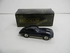 BROOKLIN MODELS 143 SCALE - 1963 CHEVROLET CORVETTE STINGRAY COUPE - NEW IN BOX - AWESOME PIECE - SEE PICTURES