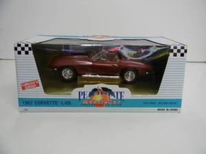 ERTL COLLECTIBLES PEACH STATE MUSCLE CAR COLLECTIBLES CLUB 118 SCALE - 1967 CHEVROLET CORVETTE L-88 COLLECTORS EDITION - NEW IN BOX - FANTASTIC AWESOME PIECE - SEE PICTURES