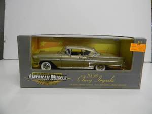 ERTL COLLECTIBLES AMERICAN MUSCLE 118 SCALE - 1958 CHEVY IMPALA LIMITED EDITION - NEW IN BOX - AWESOME PIECE - SEE PICTURES