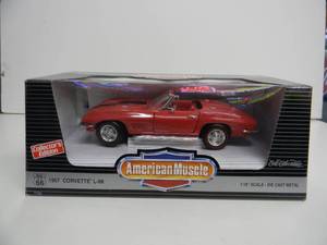 ERTL COLLECTIBLES AMERICAN MUSCLE 118 SCALE - 1967 CHEVROLET CORVETTE L-88 ROUTE 66 - NEW IN BOX - AWESOME PIECE - SEE PICTURES