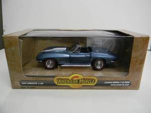 ERTL AMERICAN MUSCLE LIMITED EDITION 1 of 2500 118 SCALE - 1967 CHEVROLET CORVETTE L-89 - NEW IN BOX - FANTASTIC AWESOME PIECE - SEE PICTURES
