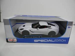 MAISTO SPECIAL EDITION 118 SCALE - 2014 CHEVROLET CORVETTE STINGRAY Z51 - NEW IN BOX - AWESOME PIECE - SEE PICTURES
