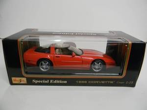 MAISTO SPECIAL EDITION 118 SCALE - 1996 CHEVROLET CORVETTE COUPE - NEW IN BOX - AWESOME PIECE - SEE PICTURES