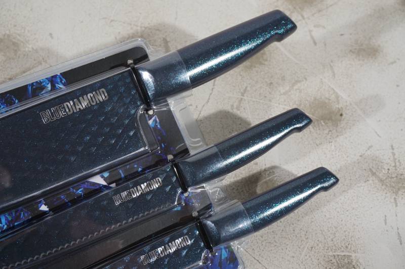 NEW Blue Diamond 3-Piece Multi-Pack Knife Set, Blaine Surplus Deals -  Nintendo Switch, XBOX One, Surveillance System