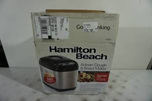 lot 151 image: Hamilton Beach Artisan Dough and Bread Maker