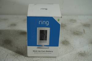 lot 142 image: Ring Stick Up Cam Smart Surveillance Camera
