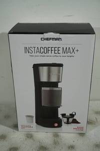 lot 135 image: NEW Chefman InstaCoffee Max  Coffee Maker