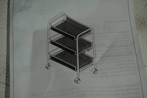 lot 121 image: Metal Frame Organizer