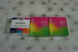 lot 154 image: Pinkstork His and Her Fertility Supplements
