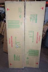 lot 205 image: 2 Asia Direct 3 Panel Privacy Screens