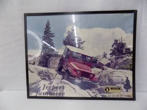Jeep Poster Framed