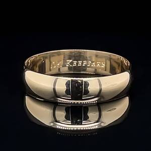lot 94 image: Classic Elegance Keepsake 4.65mm Wedding Band Ring in Yellow Gold