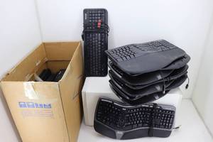 Approx 22 standard & 8 ergonomic Microsoft Keyboatds