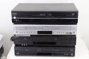 (4) CDDVD VHS Players