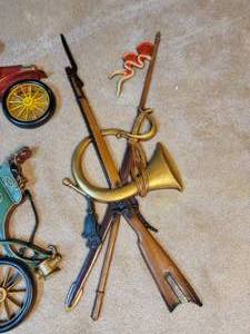 lot 39 image: Vintage Iron Wall Hangings